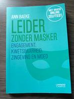 Leider zonder masker - Ann Baecke, Ophalen of Verzenden, Zo goed als nieuw, Overige onderwerpen, Ann Baecke