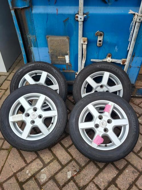 Wielenset 175/65 r14, Auto diversen, Autosport-onderdelen, Zo goed als nieuw, Ophalen