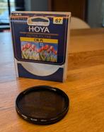 Hoya 67mm circulair polarisatiefilter polarizer, Ophalen of Verzenden, Zo goed als nieuw, 60 tot 70 mm, Polarisatiefilter