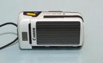 Canon Prima Sol, panorama-date, met zonnepaneel in OVP, Audio, Tv en Foto, Fotocamera's Analoog, Ophalen of Verzenden, Gebruikt