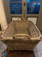 2x Grote rieten mand 90x65x35, Ophalen, Gebruikt, Mand, Riet