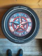 Wandklok Harley Davidson motorband, Ophalen of Verzenden, Zo goed als nieuw