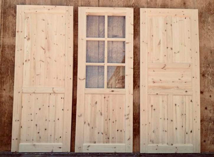 Nieuwe grenen deur / deuren/  paneeldeur / paneeldeuren., Doe-het-zelf en Verbouw, Deuren en Horren, Nieuw, Binnendeur, 200 tot 215 cm