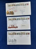 3 Stuks Engelse gelegenheids-enveloppen "Treinen", Ophalen of Verzenden, Beschreven, Europa