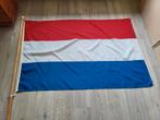 Nederlandse vlag + gratis stok, Gebruikt, Ophalen of Verzenden