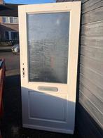 Buitendeur linksdraaiend met dubbelglas, Doe-het-zelf en Verbouw, Deuren en Horren, Gebruikt, 80 tot 100 cm, Ophalen of Verzenden