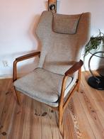 Mcm Bovenkamp fauteuil Deens design van Aksel Bender Madsen, Huis en Inrichting, Fauteuils, Ophalen, Hout, Gebruikt, Mid century modern