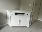 Massief eiken hoek meubel / TV meubel, Huis en Inrichting, Kasten | Dressoirs, Ophalen, 100 tot 150 cm, Eikenhout, Zo goed als nieuw