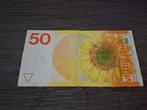 Biljet 50 gulden Zonnebloem, 1982, Postzegels en Munten, Bankbiljetten | Nederland, Ophalen of Verzenden, 50 gulden