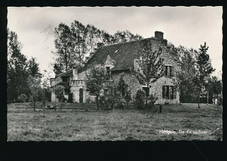 Hengelo (Gld) - De Knipscheer [KRST009-2255, Verzamelen, Ansichtkaarten | Nederland, Gelopen, Gelderland, 1940 tot 1960, Verzenden