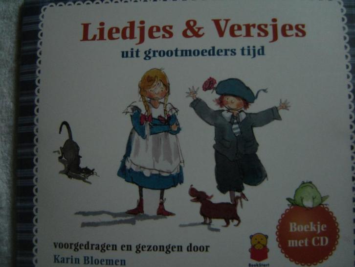 Boekje en cd liedjes en versjes uit grootmoeders tijd, Cd's en Dvd's, Cd's | Kinderen en Jeugd, Zo goed als nieuw, Verhaal of Sprookje
