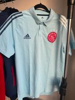 Adidas Ajax Amsterdam voetbal training T-shirt, Maat 52/54 (L), Blauw, Ophalen of Verzenden, Adidas