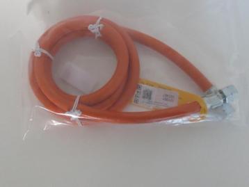 Gasslang voor camping, 2x 1/4 links 6,3 mm, nieuw ongebruikt beschikbaar voor biedingen
