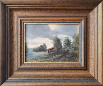 Willem Kroon (1946-2001)olieverfschilderij  op paneel  beschikbaar voor biedingen