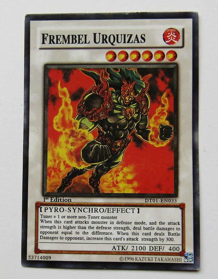 *******Een Synchro/Effect Monster kaart uit het Yu-Gi-Oh****, Hobby en Vrije tijd, Gezelschapsspellen | Kaartspellen, Zo goed als nieuw