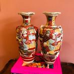 Vintage Satsuma Chinese vazen, Antiek en Kunst, Ophalen of Verzenden