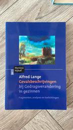 Alfred Lange - Gevalsbeschrijvingen bij gedragsverandering, Boeken, Nieuw, A. Lange, Ophalen of Verzenden, Overige onderwerpen