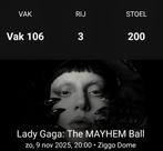 Lady Gaga Amsterdam, 1 ticket, GEWELDIGE PLEK, Eén persoon, November