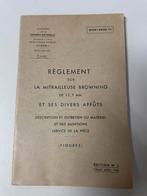 Handleiding onderhoud .50 Browning Zware mitrailleur, Ophalen of Verzenden, Landmacht, Overige gebieden, Boek of Tijdschrift