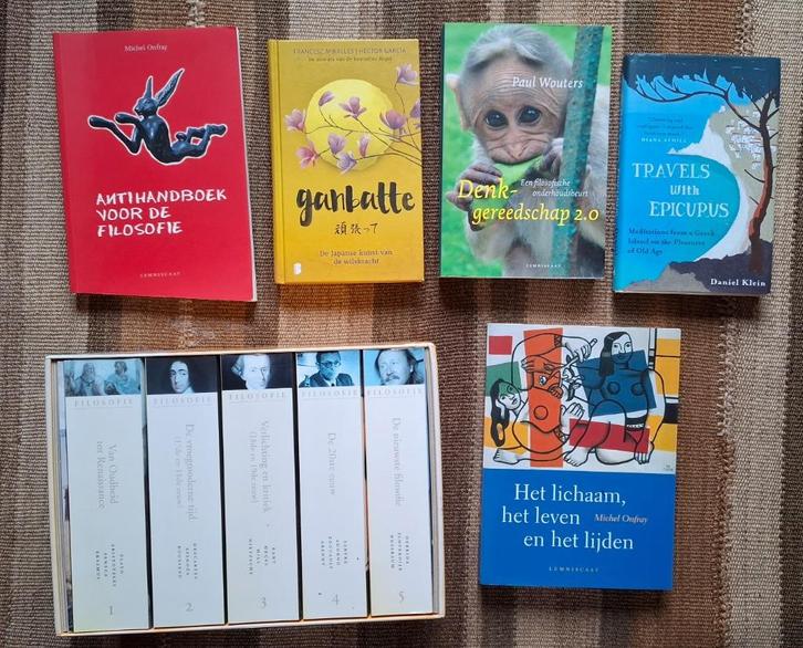 Collectie boeken filosofie, Boeken, Filosofie, Gelezen, Praktische filosofie, Ophalen of Verzenden