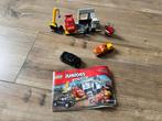 Lego Juniors Disney Cars 10743 Smokey's Garage, Ophalen of Verzenden, Zo goed als nieuw, Complete set, Lego