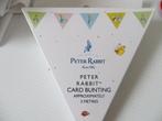 vlaggetjes/Peter Rabbit/bunting/feest/baby/verjaardag/Beatr, Ophalen of Verzenden, Nieuw, Feestartikel, Verjaardag
