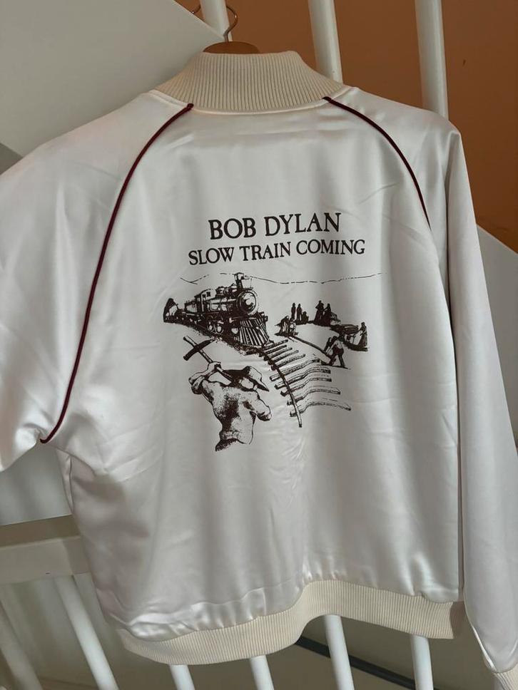 Zeldzaam Bob Dylan Bomberjack. Vintage collector’s item!, Verzamelen, Muziek, Artiesten en Beroemdheden, Zo goed als nieuw, Ophalen