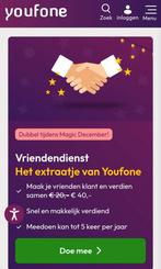 Youfone €20 korting ~ gratis! Voordeel nieuw abonnement, Eén persoon, Kortingsbon