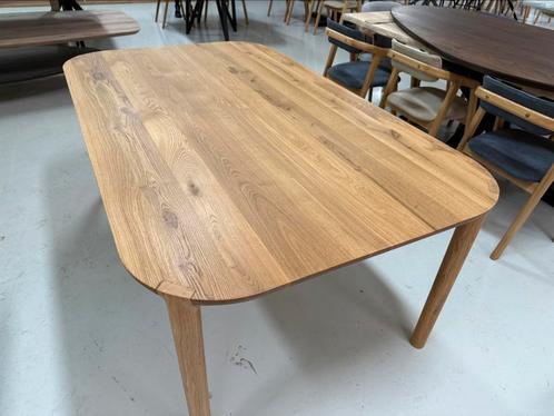Japandi eettafel 185x110cm geolied massief eiken japandi, Huis en Inrichting, Tafels | Eettafels, Nieuw, 50 tot 100 cm, 150 tot 200 cm