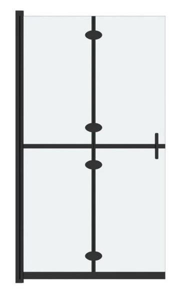 Inloopdouchescherm douchescherm glas zwart GRATIS BEZORGD! beschikbaar voor biedingen