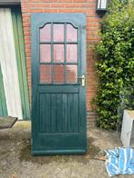 Buitendeur 209 x 82.5 cm gebruikt, Doe-het-zelf en Verbouw, Ophalen, Gebruikt, 80 tot 100 cm, Buitendeur