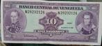Banco central de venezuela 10 diez bolivares 1992, Ophalen of Verzenden, Zuid-Amerika