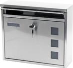 Brievenbus | Wandmodel | RVS | Model 2, Tuin en Terras, Brievenbussen, Verzenden, Nieuw, Rvs
