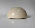Vintage Gispen opaline lamp crème Ø 20 cm Mid Century, Ophalen of Verzenden, Zo goed als nieuw, Glas, Mid century