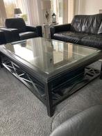 ROFRA. SALONTAFEL. MET. GLAS, Huis en Inrichting, Ophalen, Gebruikt, 50 tot 100 cm, Glas