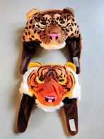 Dieren mutsen Eddy toys - Tijger & Luipaard., Hoed, Zo goed als nieuw, Generic, One size fits all