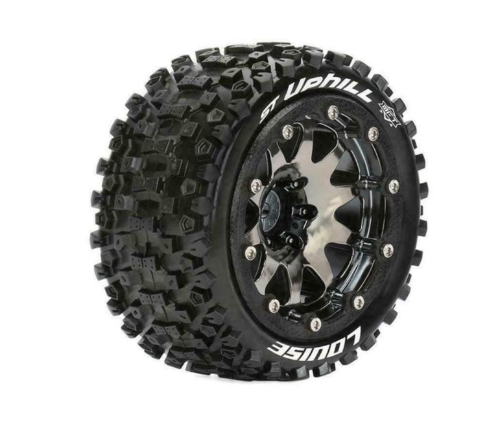 MFT ST-UPHILL 1-10 Monster Truck Bandenset Gemonteerd 2 stuk, Hobby en Vrije tijd, Modelbouw | Radiografisch | Auto's, Ophalen of Verzenden