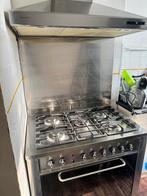 Gasfornuis Indesit en afzuigkap majestic, Witgoed en Apparatuur, Ophalen, 60 cm of meer, Zo goed als nieuw, Gas