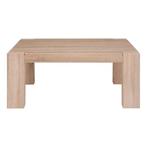 VOORRAAD Robuuste Sonoma eiken salontafel 110 x 68 cm NIEUW, Robuust, voelbare structuur, Sonoma eiken, rechthoekig, MDF, Overige materialen