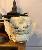 Houtsnijwerk: traditioneel barong masker uit bali, Antiek en Kunst, Ophalen of Verzenden