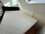 Boxspring 2 persoons, 140 breed, Ophalen, Gebruikt, Zwart, Tweepersoons