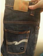 NUDIE jeans denim Thin FINN Jeans donker blauw W31 L32 (M40), Nudie Jeans, W32 (confectie 46) of kleiner, Zo goed als nieuw, Verzenden