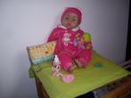 baby pop met geluid en acc, Kinderen en Baby's, Speelgoed | Poppen, Ophalen of Verzenden, Zo goed als nieuw, Babypop
