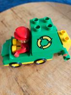 Duplo  vuilniswagen groen retro 2613, Ophalen of Verzenden, Speelset