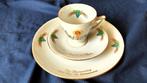 Kop en schotel - communie, Ophalen of Verzenden, Zo goed als nieuw, Porselein, Kop en/of schotel