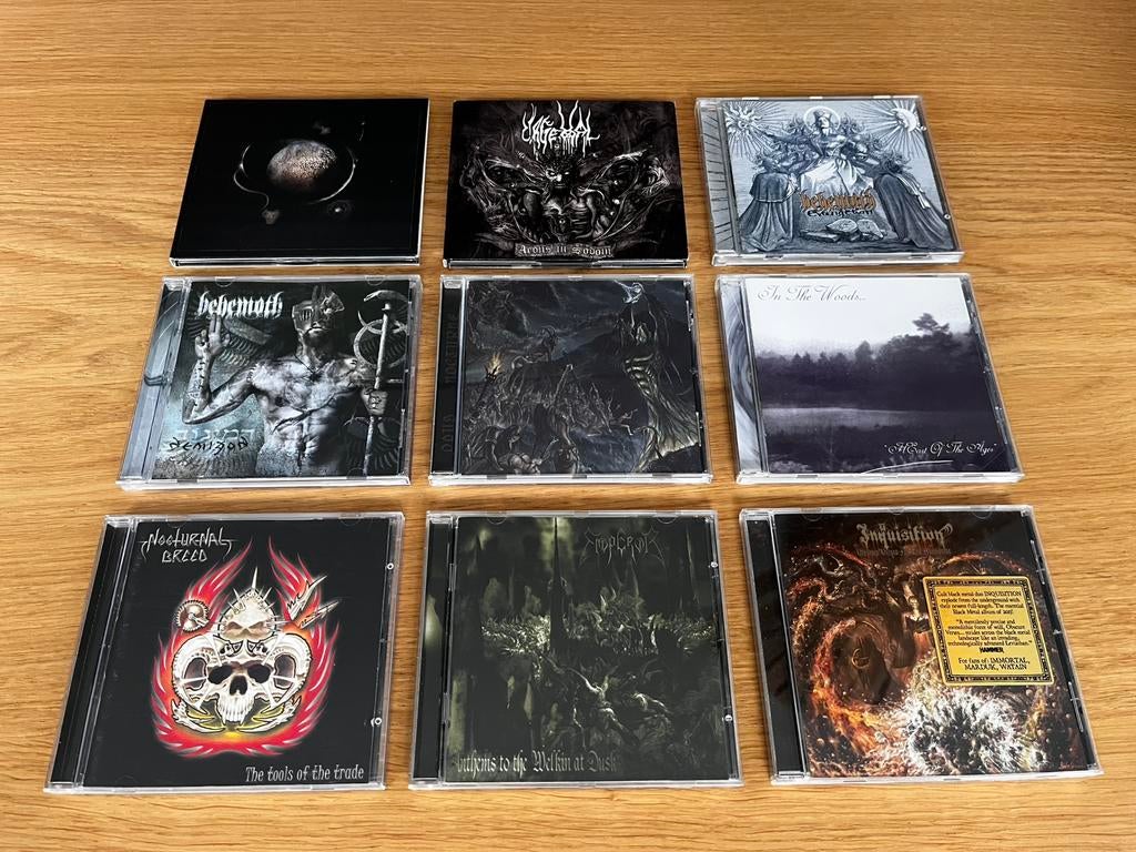 Black Metal cd’s Marduk, In the Woods, Behemoth, Emperor, Cd's en Dvd's, Ophalen of Verzenden, Zo goed als nieuw