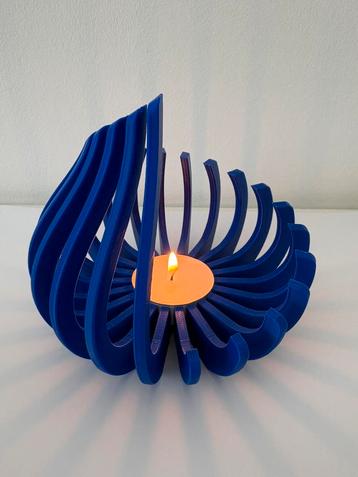 3D geprinte waxine standaard beschikbaar voor biedingen