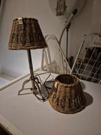 Riviera Maison rattan lampenkappen, Ophalen of Verzenden, Zo goed als nieuw, Minder dan 50 cm