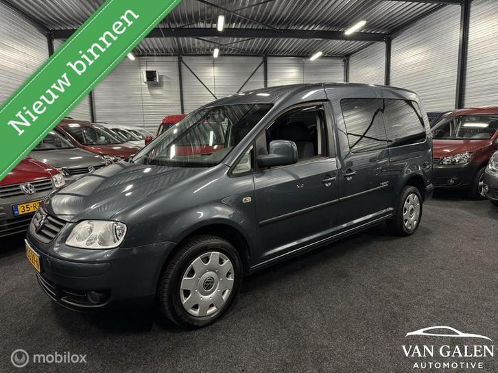 Volkswagen Caddy Maxi 1.6 Comfortline Airco|Trekhaak|NETJES!, Auto's, Volkswagen, Bedrijf, Te koop, Caddy Maxi, ABS, Airbags, Airconditioning