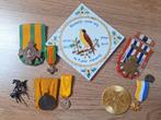 Lot medailles, emblemen, KNIL, Indie 3, Verzamelen, Ophalen of Verzenden, Landmacht, Azië, Lintje, Medaille of Wings